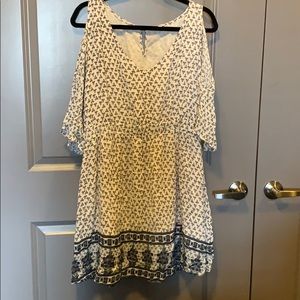Cold shoulder sun dress